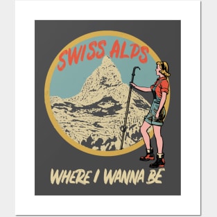 Swiss Alps Posters and Art